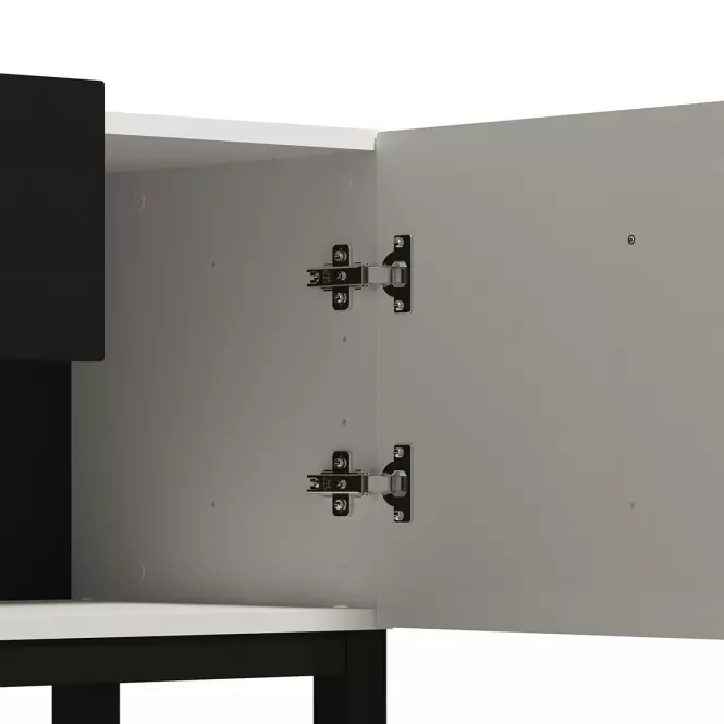 TV stolík Sarthe Biela/Čierna 11013675