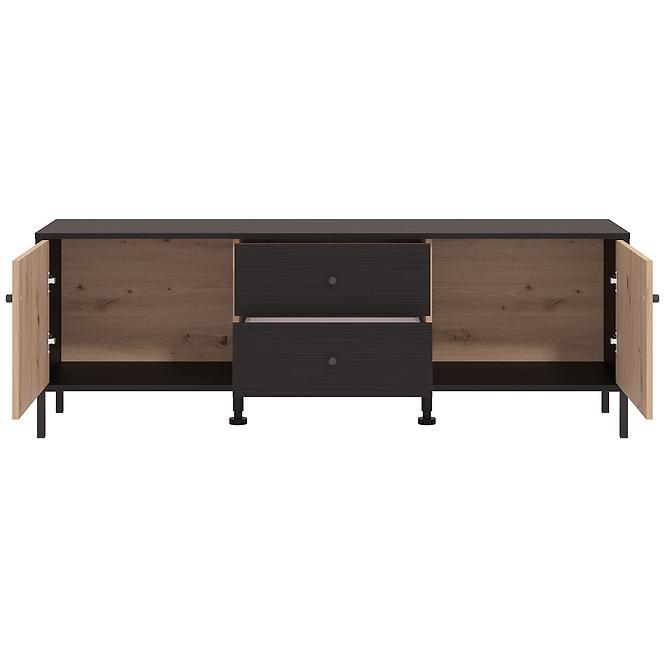 TV stolík Correze Čierna/Artisan 11013536