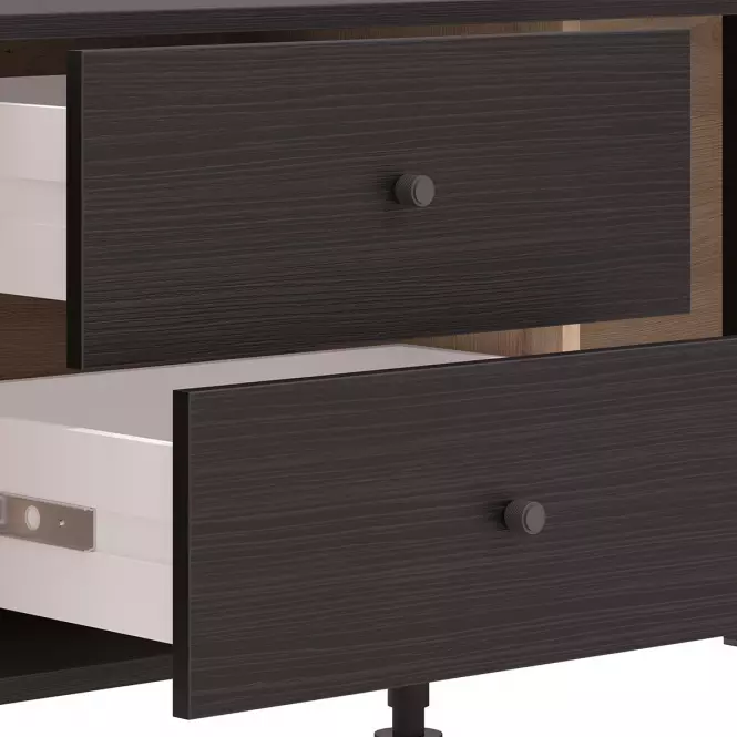 TV stolík Correze Čierna/Artisan 11013536