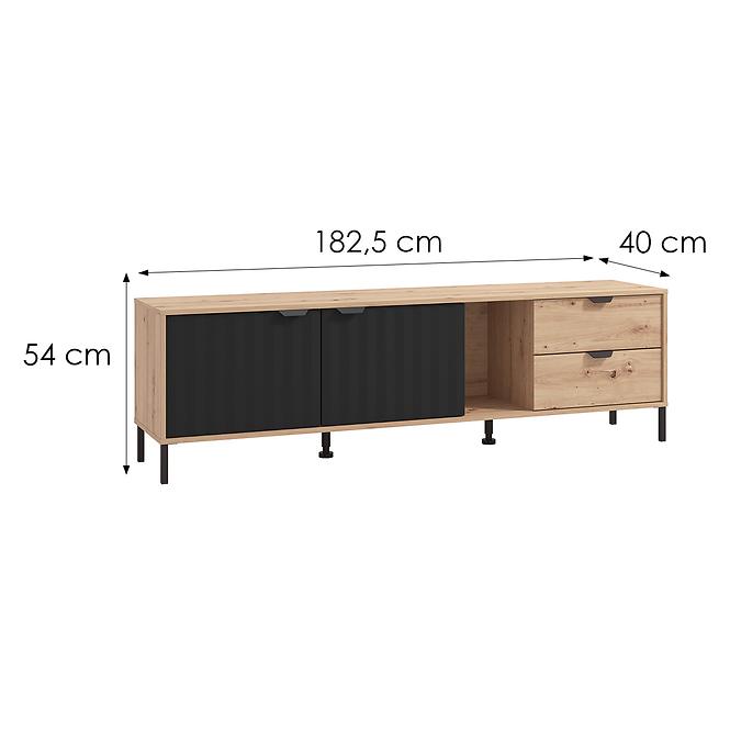 TV stolík Vandea Artisan/Čierna 11013380