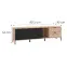 TV stolík Vandea Artisan/Čierna 11013380,2