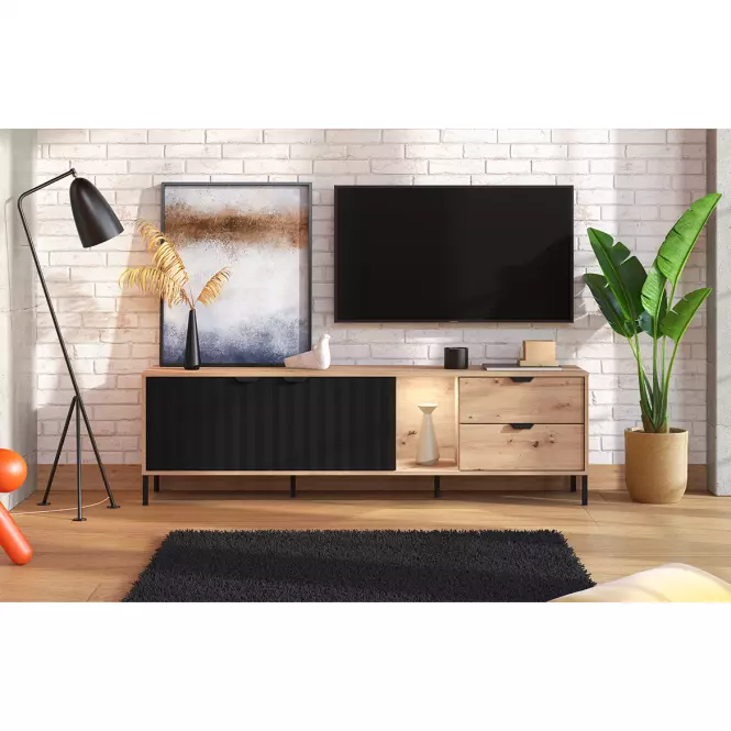 TV stolík Vandea Artisan/Čierna 11013380