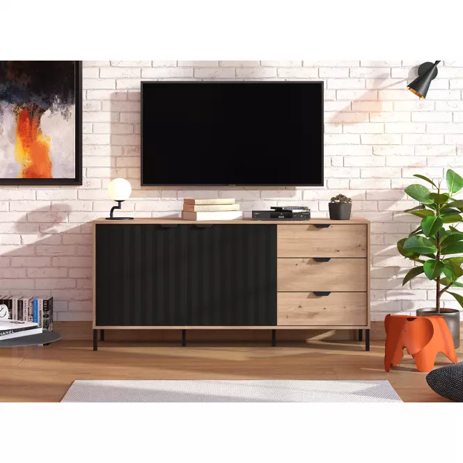 TV stolík Vandea Artisan/Čierna 11013563
