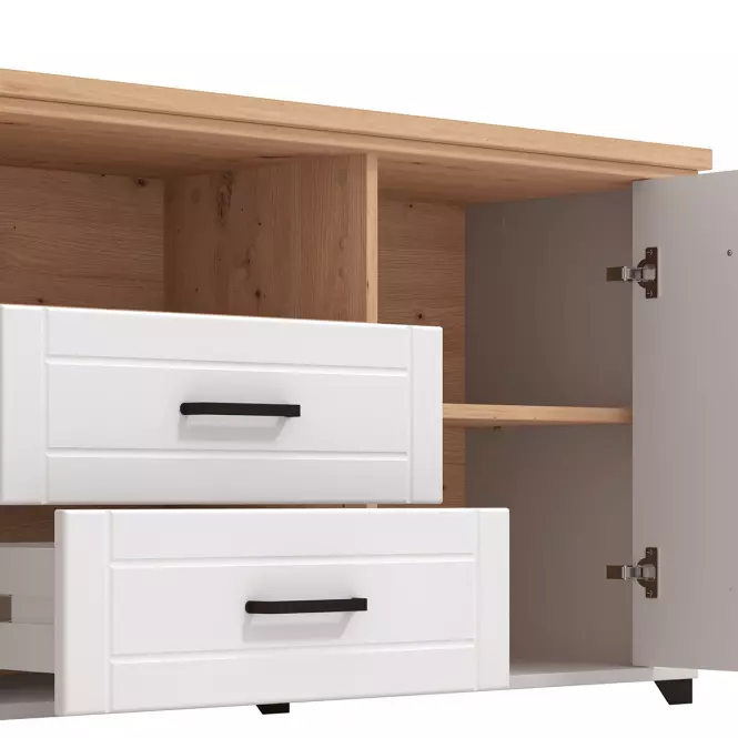 TV stolík Valencia Artisan/Biela 11011387