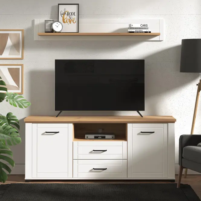TV stolík Valencia Artisan/Biela 11011387,7
