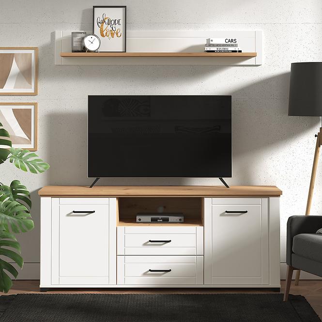 TV stolík Valencia Artisan/Biela 11011387,7