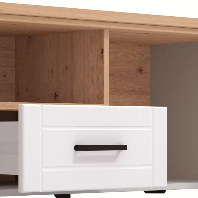 TV stolík Valencia Artisan/Biela 11011385