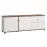 TV stolík Burgundy Biela/Dub 11012060