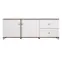 TV stolík Burgundy Biela/Dub 11012060,3