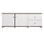 TV stolík Burgundy Biela/Dub 11012060,3