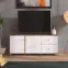 TV stolík Burgundy Biela/Dub 11012060,6