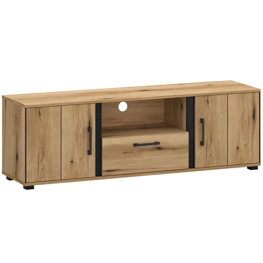TV stolík Kendal B  2d1s Light + Black