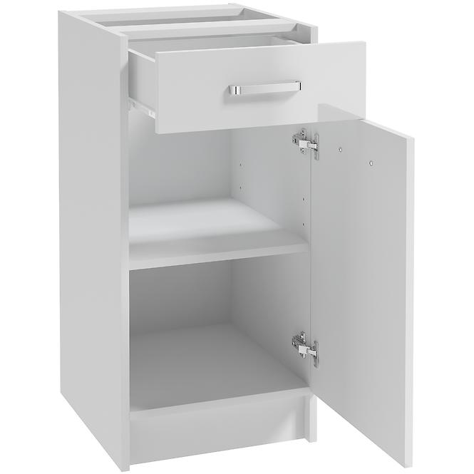 Kuchynská skrinka Arosa B40 1D1S biela,3