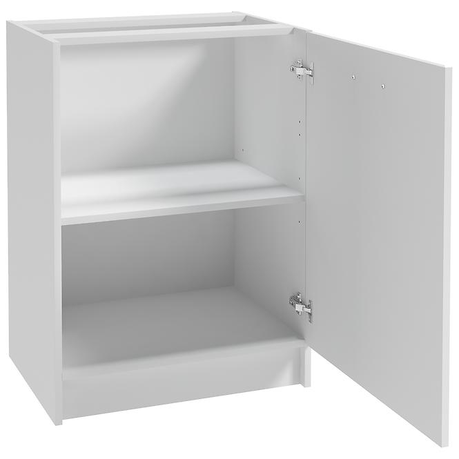 Kuchynská skrinka Arosa B60 1D0S biela,3