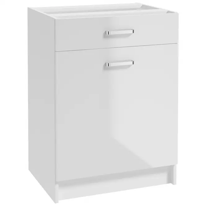 Kuchynská skrinka Arosa B60 1D1S biela