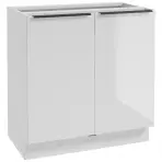 Kuchynská skrinka Basti B80 80x84x49 2D1S 4NN biela
