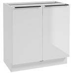 Kuchynská skrinka Basti B80 80x84x49 2D1S 4NN biela
