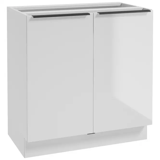Kuchynská skrinka Basti B80 80x84x49 2D1S 4NN biela
