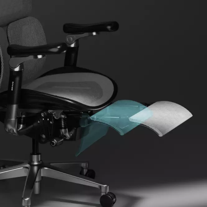 Kancelárske kreslo Brave V-Kinetic Čierna,11