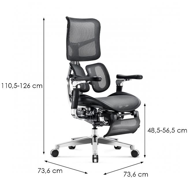 Kancelárske kreslo Brave V-Kinetic Čierna