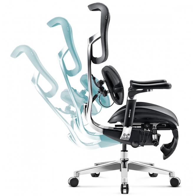 Kancelárske kreslo Brave V-Kinetic Čierna