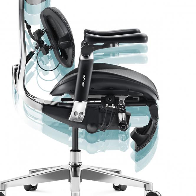Kancelárske kreslo Brave V-Kinetic Čierna,5