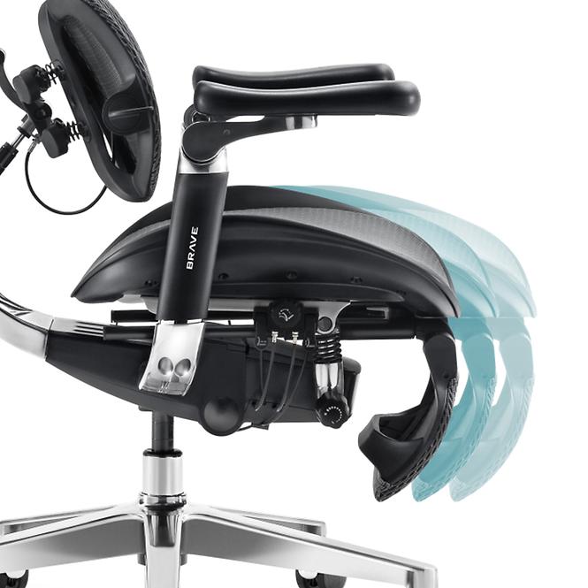 Kancelárske kreslo Brave V-Kinetic Čierna