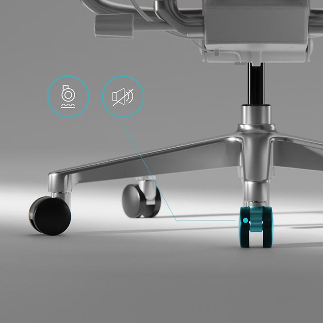 Kancelárske kreslo Brave V-Kinetic Šedá