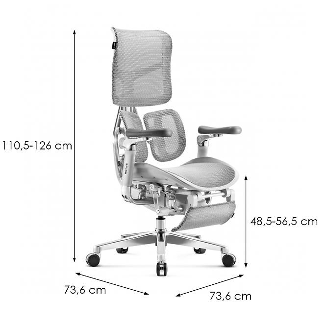Kancelárske kreslo Brave V-Kinetic Šedá