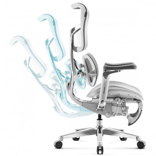 Kancelárske kreslo Brave V-Kinetic Šedá,4