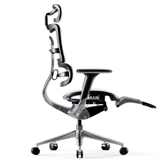 Kancelárske kreslo Diablo V-Master Čierna/Biela,5