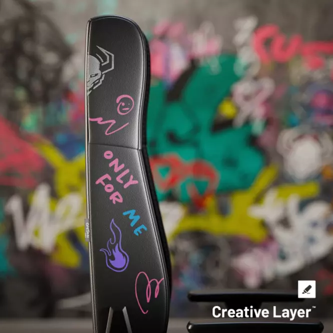 Otočné kreslo Diablo X-Custom Nomral Čierna