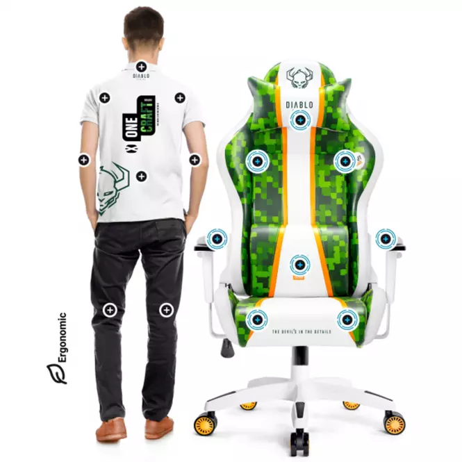 Otočné kreslo Normal Diablo X-One 2.0 Craft