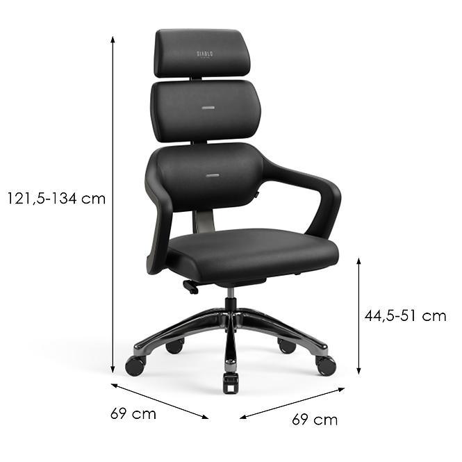 Kancelárske kreslo V-Modular Čierna,2