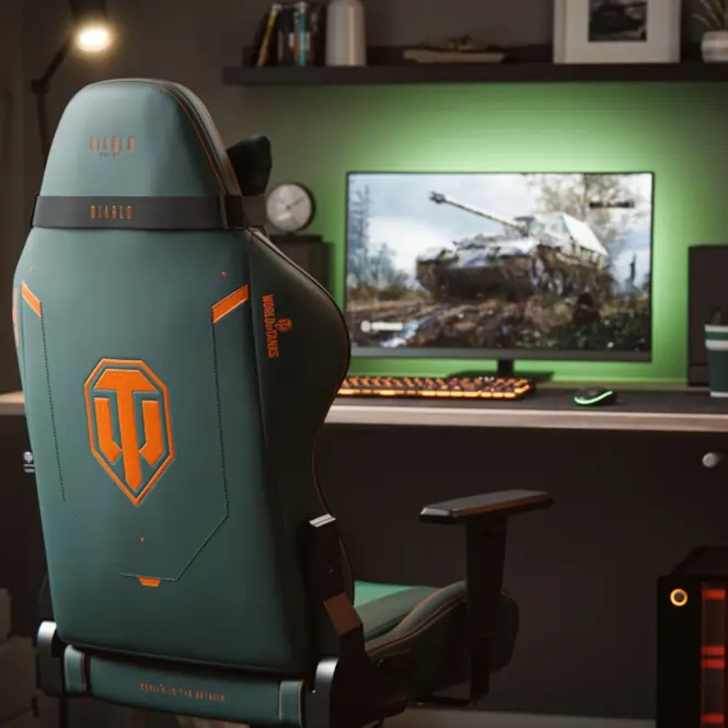 Otočné kreslo Diablo X-One 2.0 World Of Tanks,11