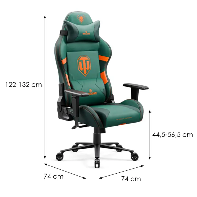 Otočné kreslo Diablo X-One 2.0 World Of Tanks,2