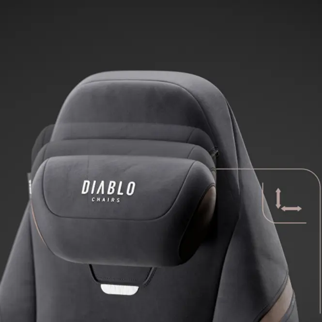 Otočné kreslo Diablo X-Eye 2.0 Čierna,5