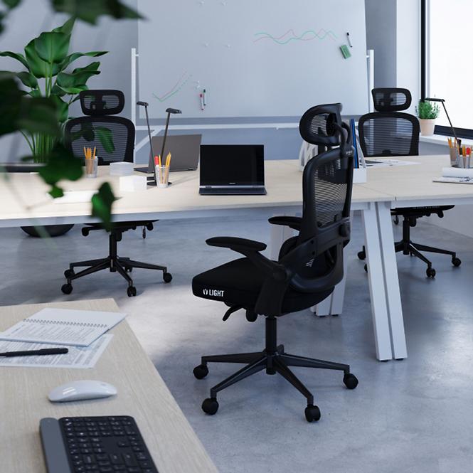 Kancelárske kreslo Diablo V-Light Čierna,15