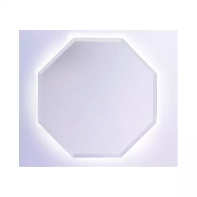 Zrcadlo Heksagon LED 60X60