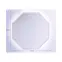 Zrkadlo Heksagon LED 60x60,3