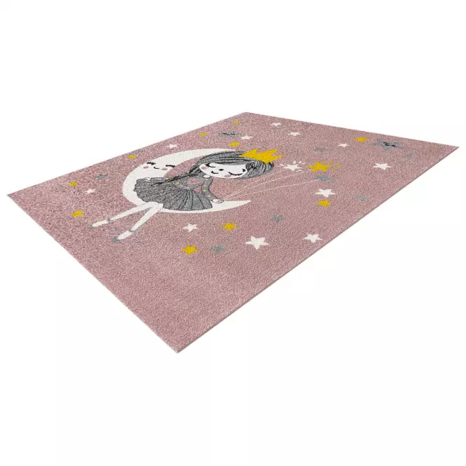 Koberec Frisee Soft Kids 0,8/1,5 9598A ružová