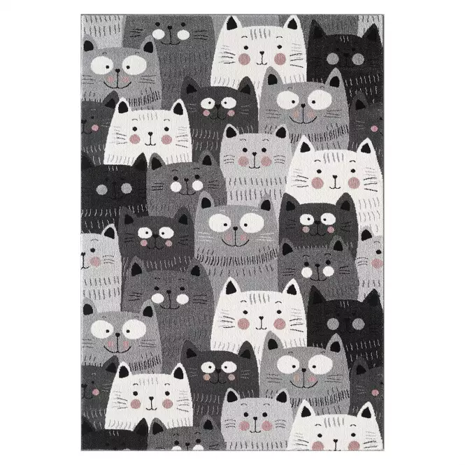 Koberec Frisee Soft Kids 1,33/1,9 F0711 šedá