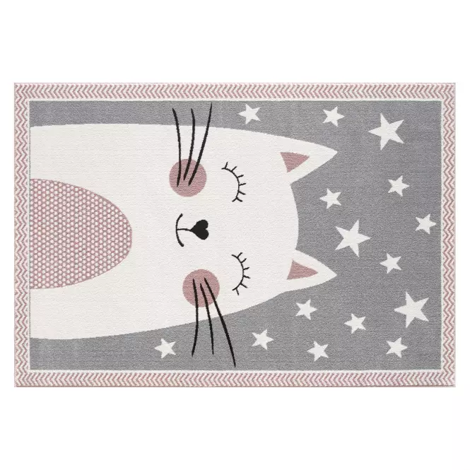 Koberec Frisee Soft Kids 1,33/1,9 F0132 ružová,2