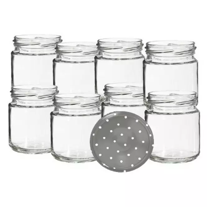 Zaváracie poháre s viečkom 40 ml 8 kusov