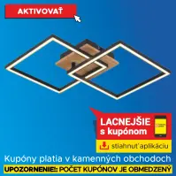 Stropné svietidlo  Alma 2K WOOD AC-AL2KWOL 20W PL2