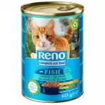 RENO Kúsky ryby pre mačky 415 g v omáčke