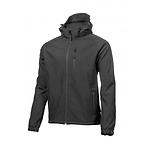Softshellová bunda DITTER s kapucňou, čierna 2XL (56)