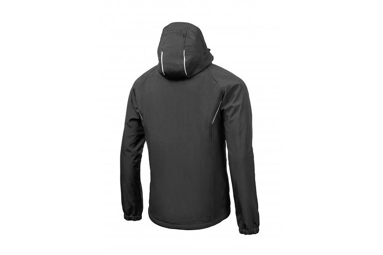 Softshellová bunda DITTER s kapucňou, čierna L (52)
