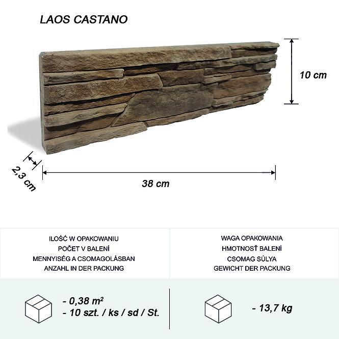 Betónový Obkladový Kameň Laos Castano