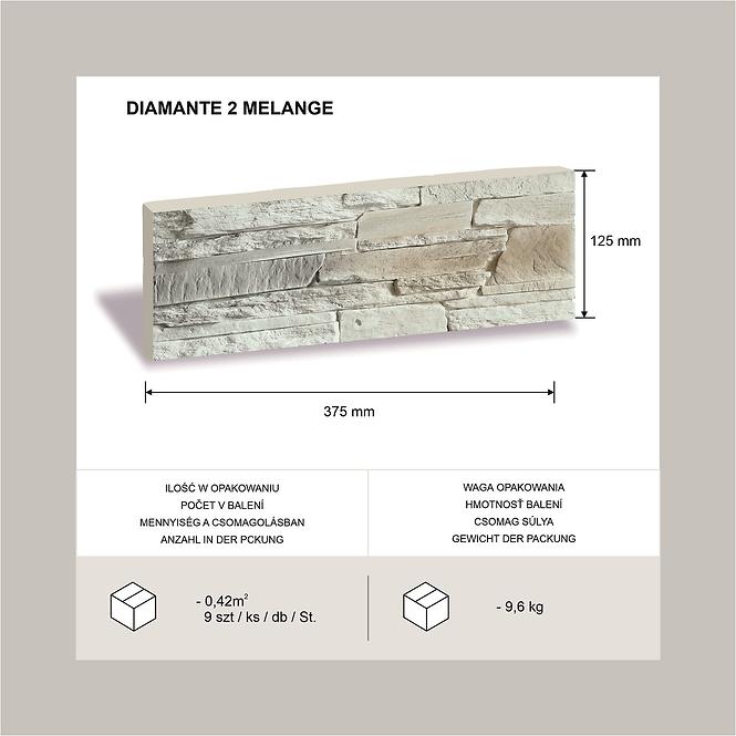 Betónový Obkladový Kameň Diamante 2 Melange,4